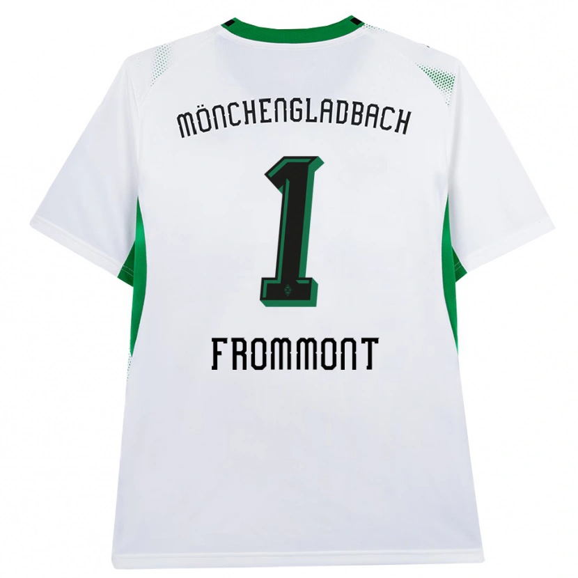 Danxen Criança Camisola Romina Frommont #1 Branco Verde Preto Principal 2026/27 Camisa