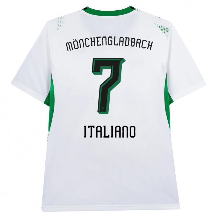 Danxen Criança Camisola Jacob Italiano #7 Branco Verde Preto Principal 2026/27 Camisa