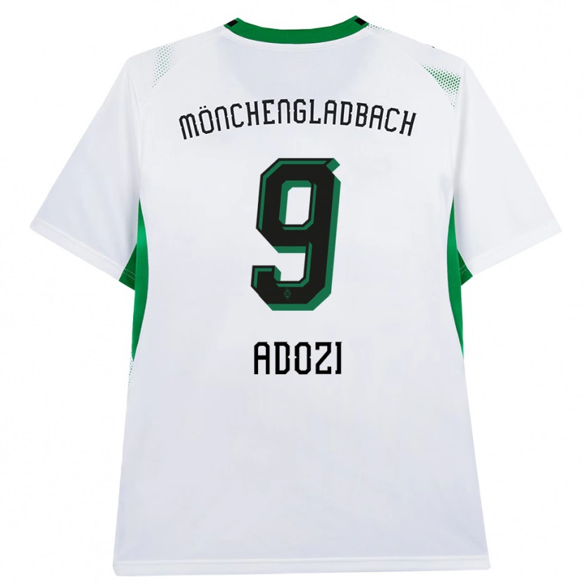Danxen Criança Camisola Justin Adozi #9 Branco Verde Preto Principal 2026/27 Camisa