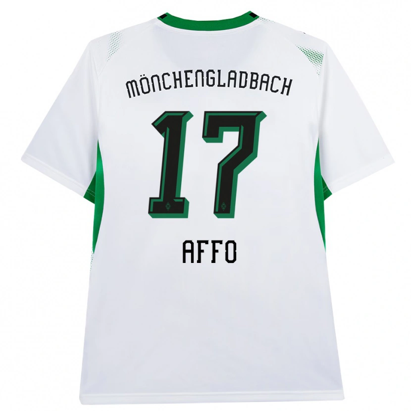 Danxen Criança Camisola Karim Affo #17 Branco Verde Preto Principal 2026/27 Camisa