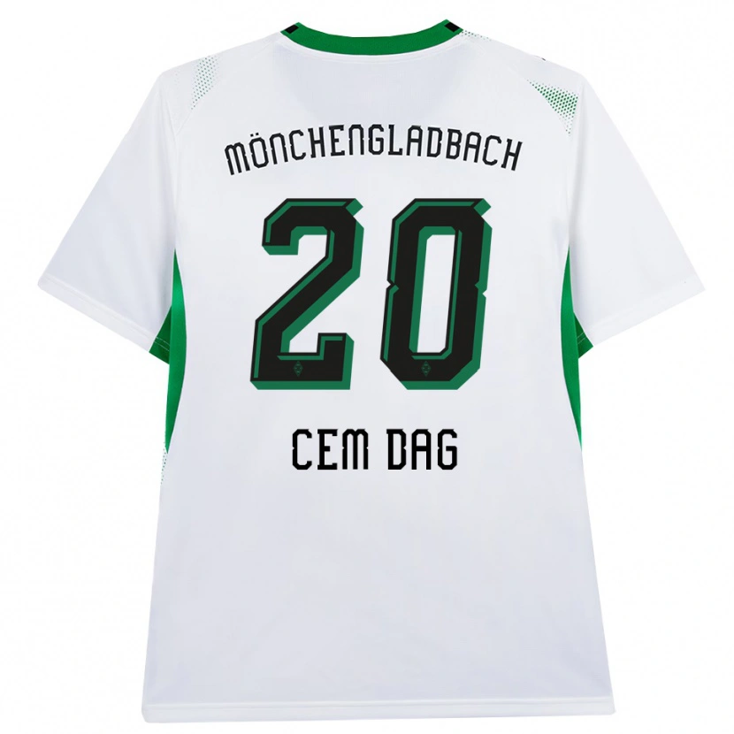Danxen Criança Camisola Cem Dag #20 Branco Verde Preto Principal 2026/27 Camisa