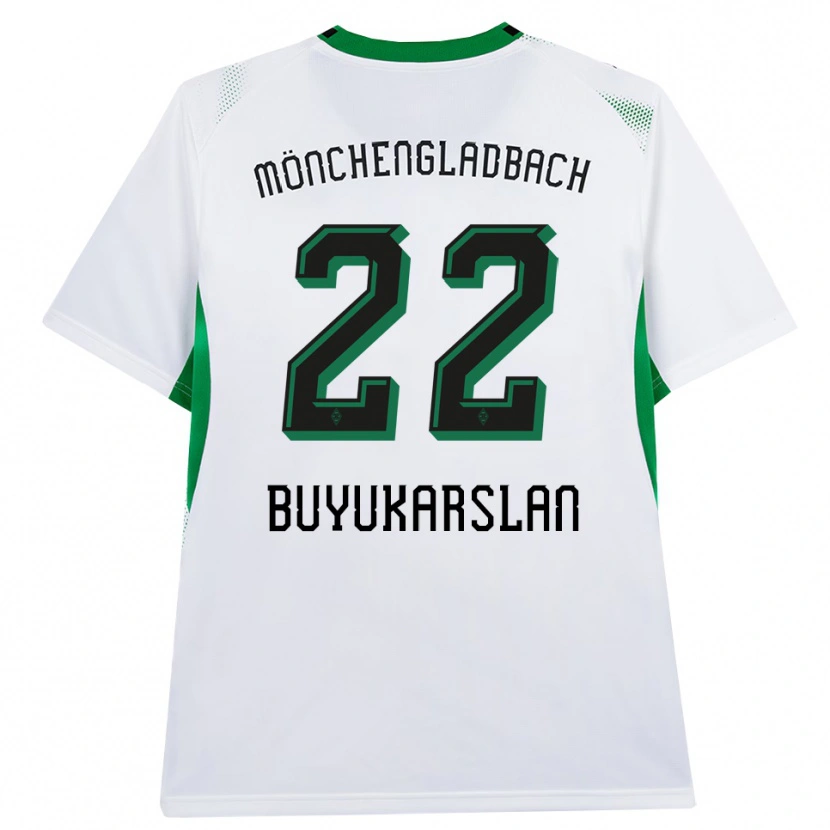 Danxen Criança Camisola Oguzcan Büyükarslan #22 Branco Verde Preto Principal 2026/27 Camisa