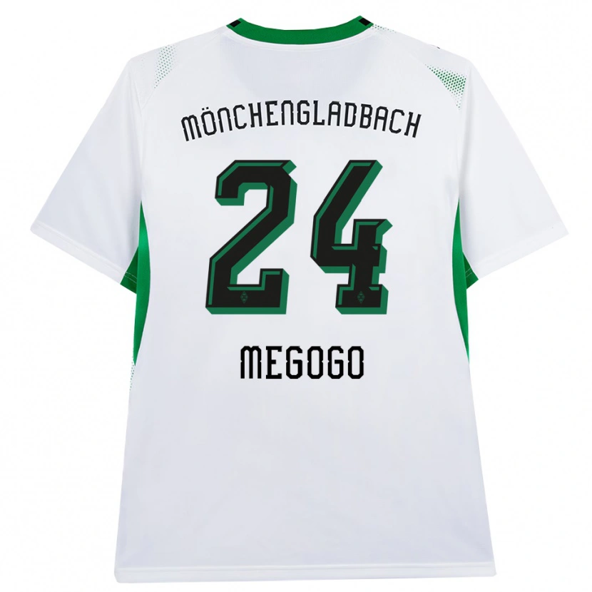 Danxen Criança Camisola Destini Megogo #24 Branco Verde Preto Principal 2026/27 Camisa