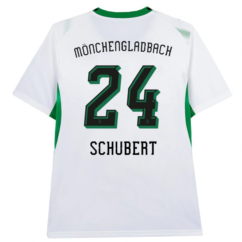 Danxen Criança Camisola Philipp Schubert #24 Branco Verde Preto Principal 2026/27 Camisa