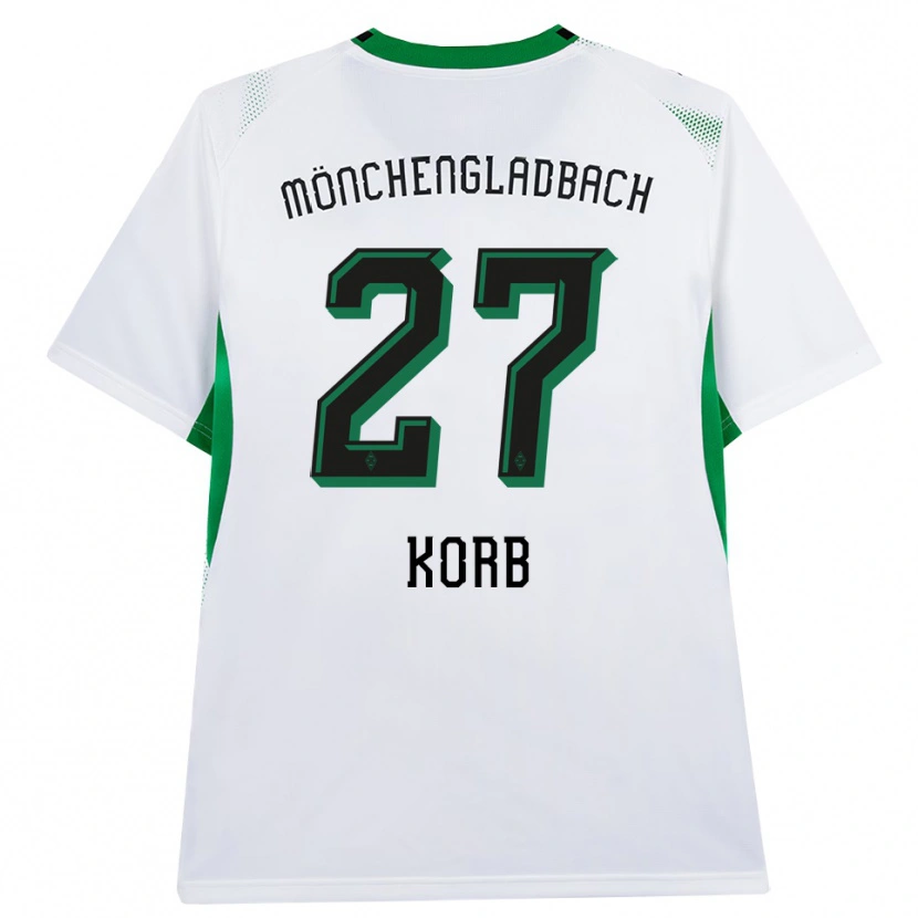 Danxen Criança Camisola Julian Korb #27 Branco Verde Preto Principal 2026/27 Camisa