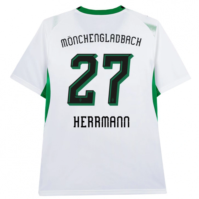 Danxen Criança Camisola Michelle Herrmann #27 Branco Verde Preto Principal 2026/27 Camisa