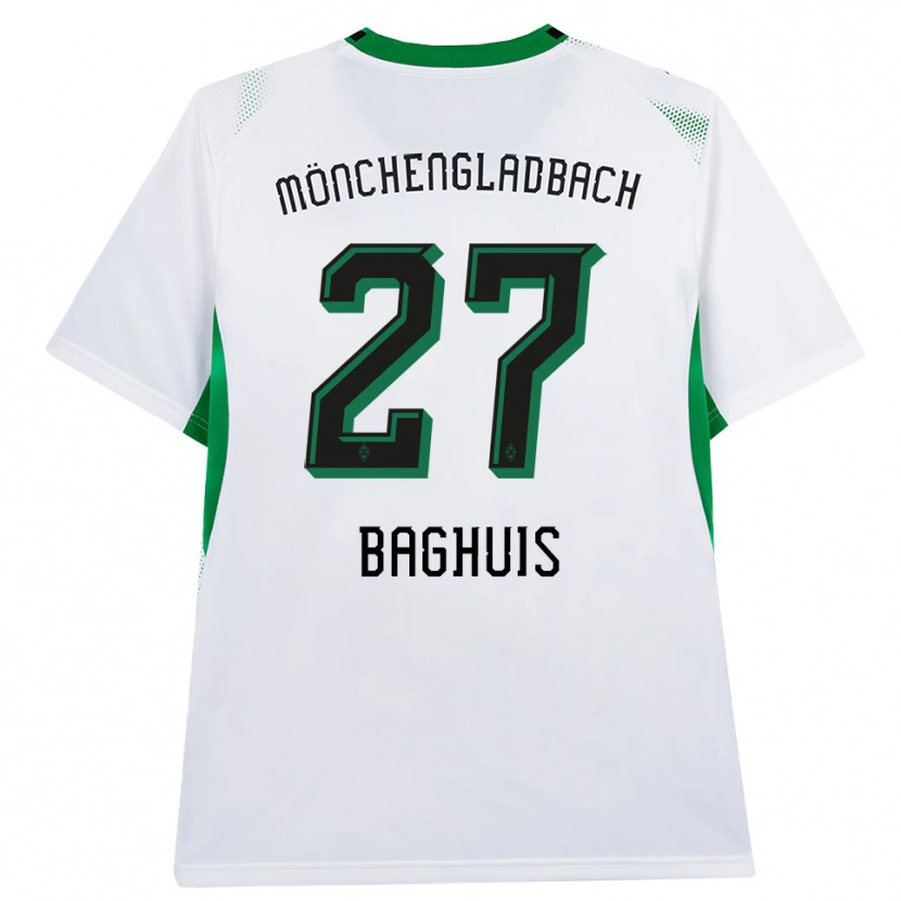 Danxen Criança Camisola Chantal Baghuis #27 Branco Verde Preto Principal 2026/27 Camisa