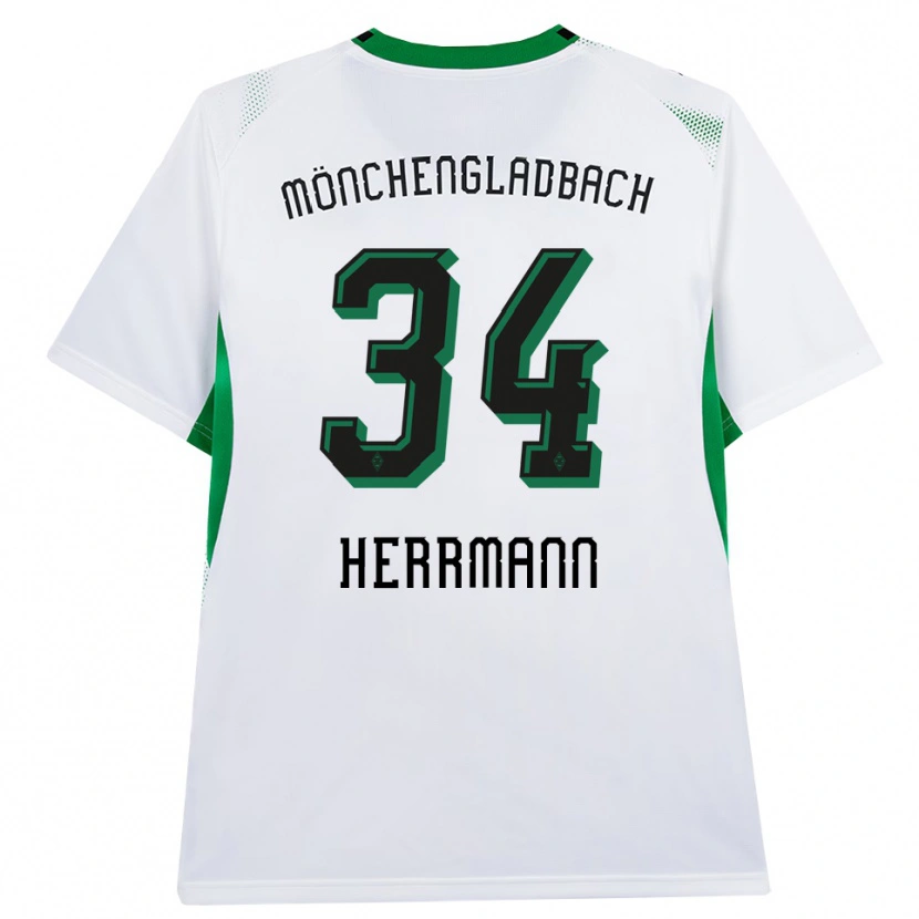 Danxen Criança Camisola Charles Herrmann #34 Branco Verde Preto Principal 2026/27 Camisa