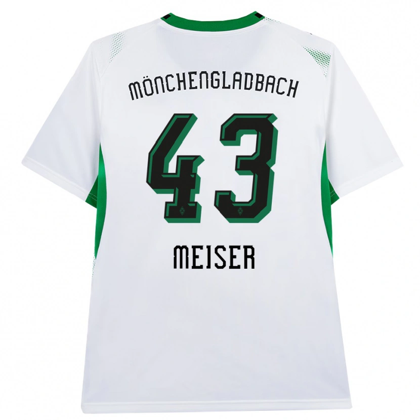 Danxen Criança Camisola Tyler Meiser #43 Branco Verde Preto Principal 2026/27 Camisa