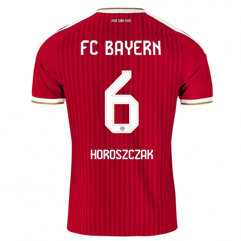Danxen Criança Camisola Kuba Horoszczak #6 Vermelho Branco Azul Principal 2026/27 Camisa