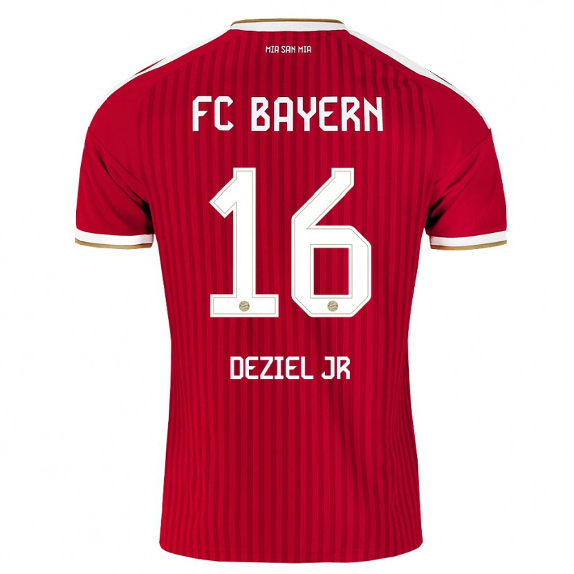 Danxen Criança Camisola Robert Deziel Jr #16 Vermelho Branco Azul Principal 2026/27 Camisa