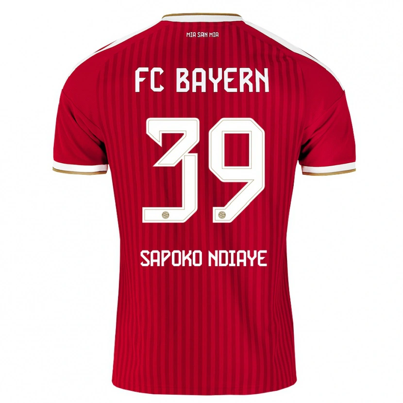 Danxen Criança Camisola Bara Sapoko Ndiaye #39 Vermelho Branco Azul Principal 2026/27 Camisa