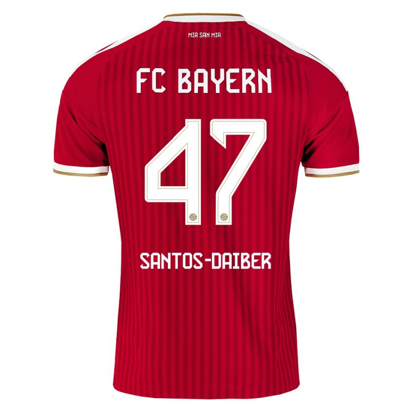 Danxen Criança Camisola David Santos Daiber #47 Vermelho Branco Azul Principal 2026/27 Camisa