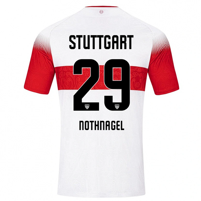 Danxen Criança Camisola Dominik Nothnagel #29 Branco Vermelho Amarelo Principal 2026/27 Camisa