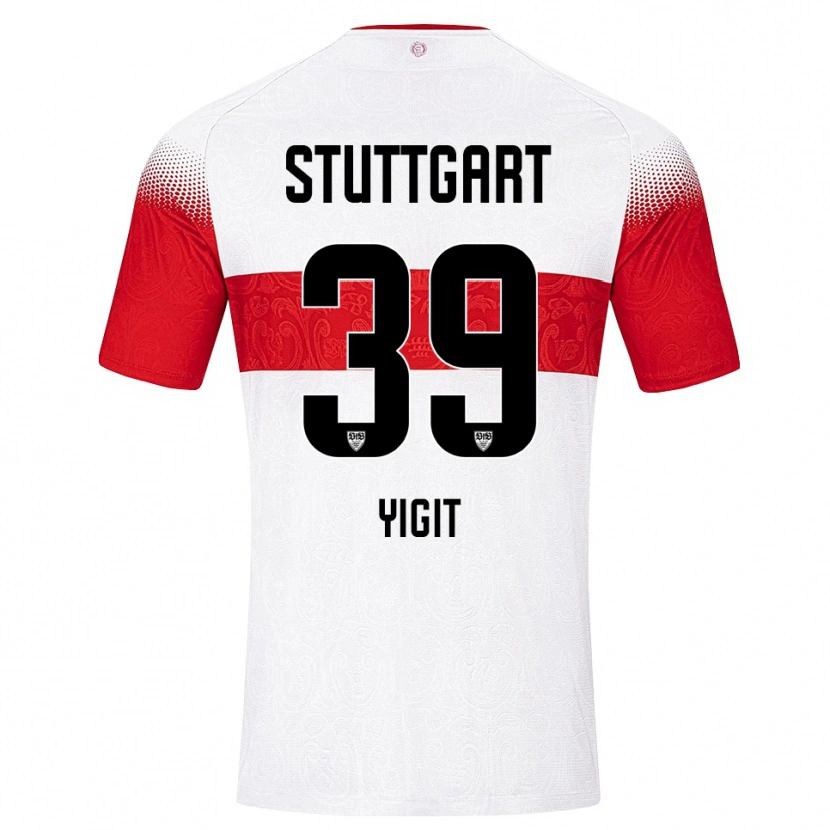 Danxen Criança Camisola Ertugrul Yigit #39 Branco Vermelho Amarelo Principal 2026/27 Camisa