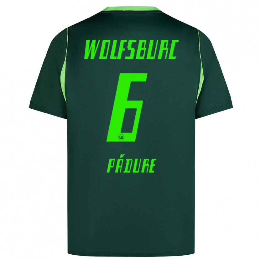 Danxen Criança Camisola Matei Pădure #6 Verde Escuro Branco Principal 2026/27 Camisa