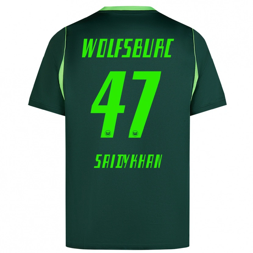 Danxen Criança Camisola Ibrahim Saidykhan #47 Verde Escuro Branco Principal 2026/27 Camisa