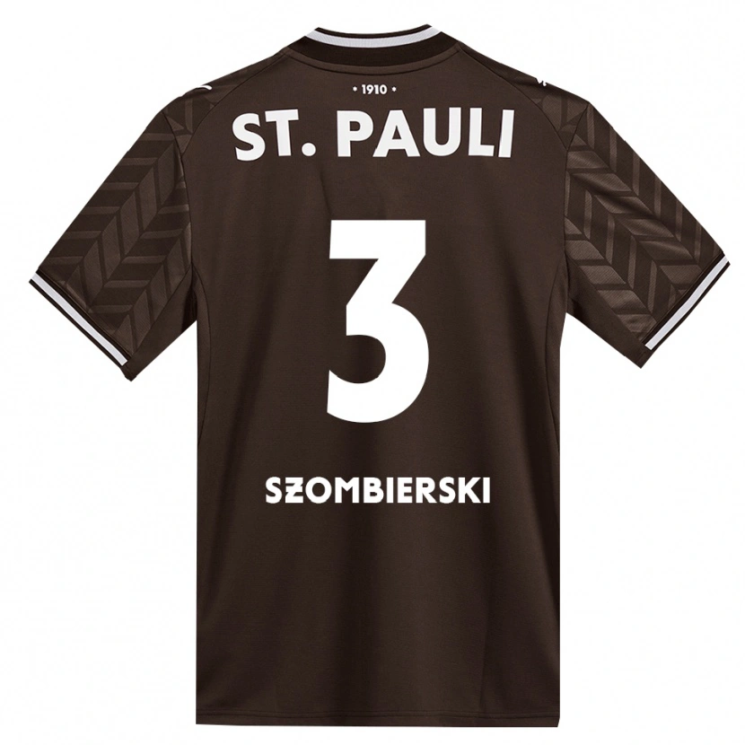 Danxen Criança Camisola Sebastian Szombierski #3 Branco Café Principal 2026/27 Camisa