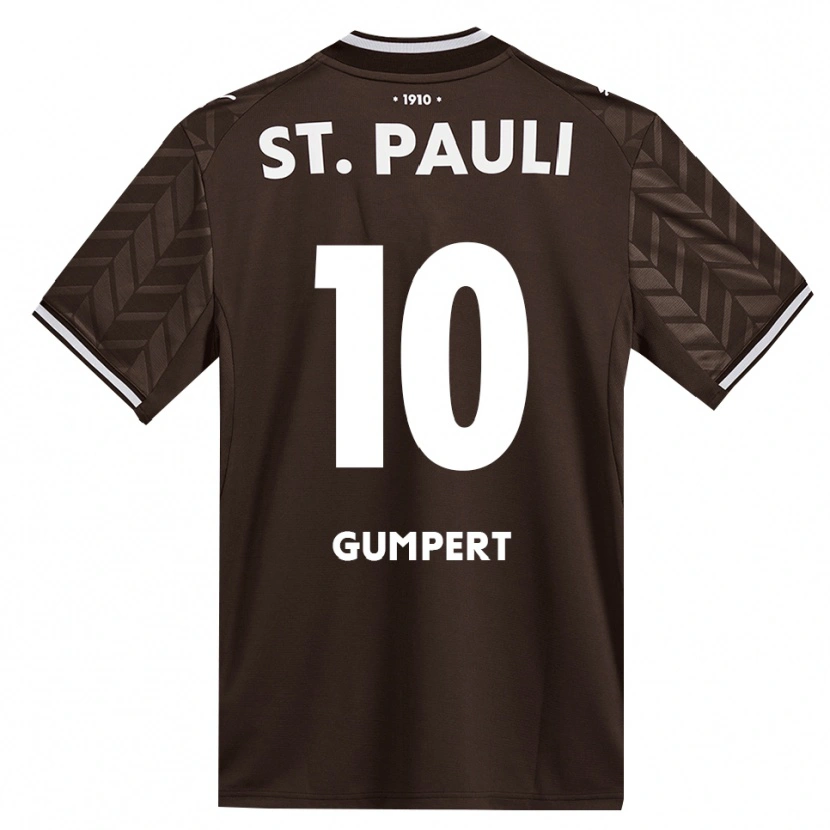 Danxen Criança Camisola Noah Gumpert #10 Branco Café Principal 2026/27 Camisa