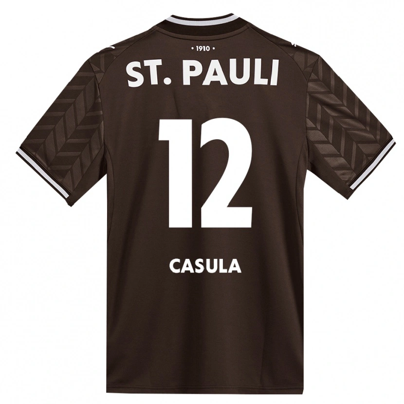 Danxen Criança Camisola David Casula #12 Branco Café Principal 2026/27 Camisa
