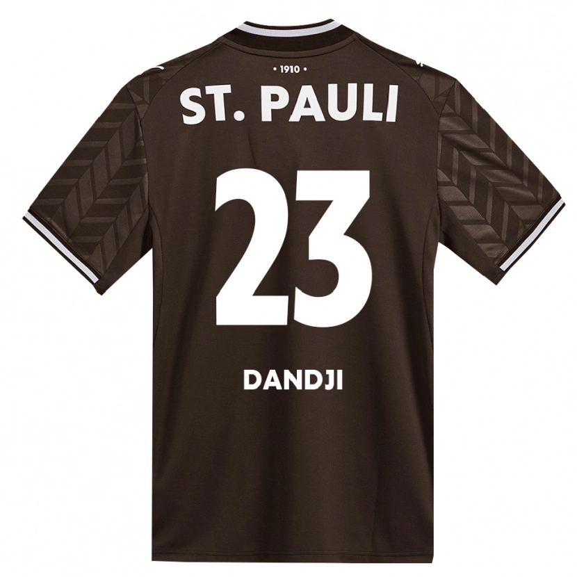 Danxen Criança Camisola Kemi Dandji #23 Branco Café Principal 2026/27 Camisa