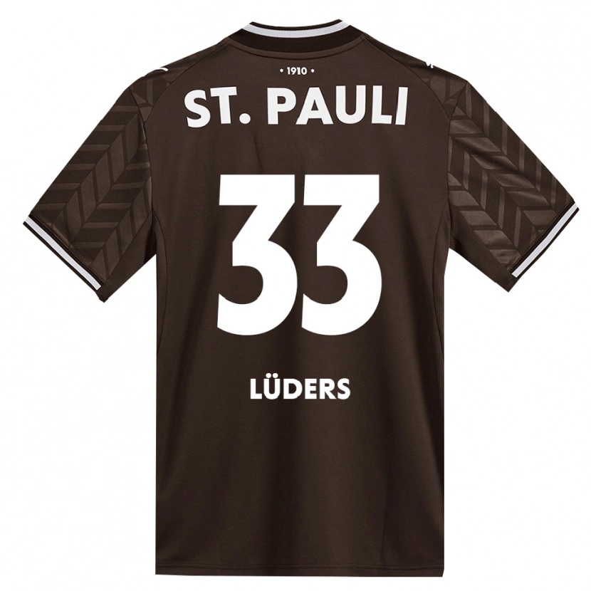 Danxen Criança Camisola Ben Lüders #33 Branco Café Principal 2026/27 Camisa