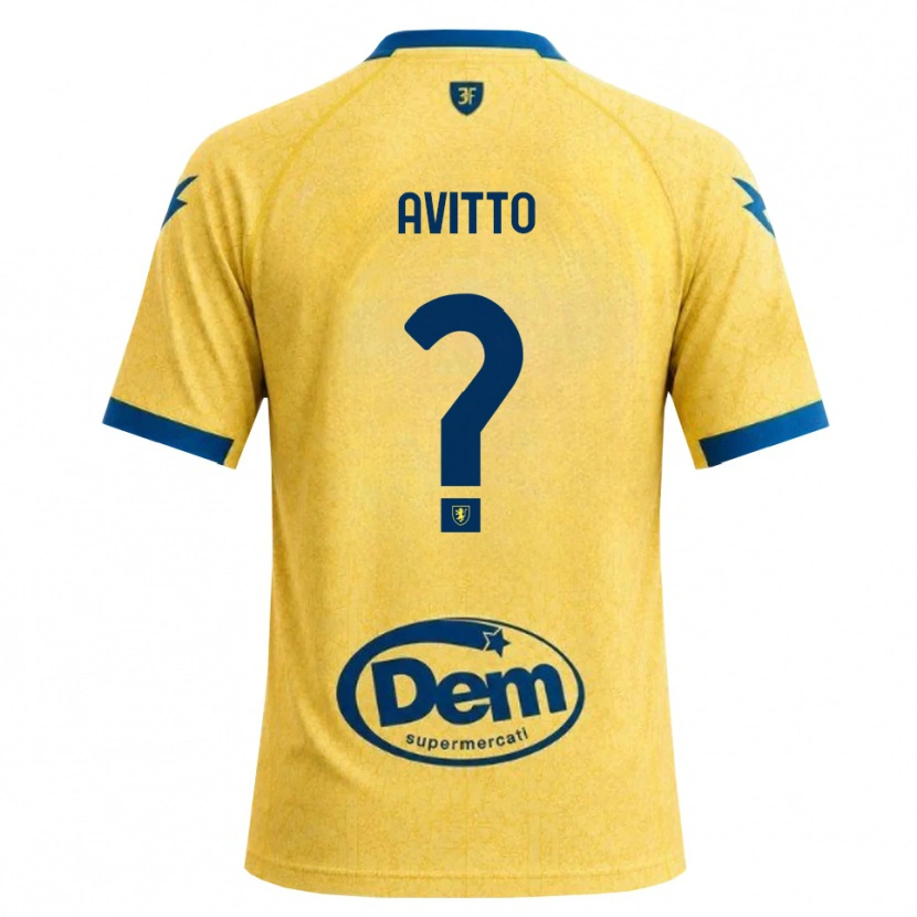 Danxen Criança Camisola Marco Avitto #0 Caqui Preto Azul Principal 2026/27 Camisa