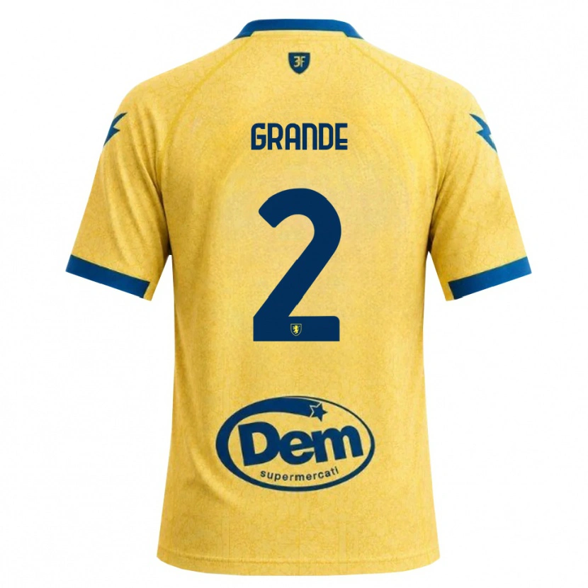 Danxen Criança Camisola Alessandro Grande #2 Caqui Preto Azul Principal 2026/27 Camisa