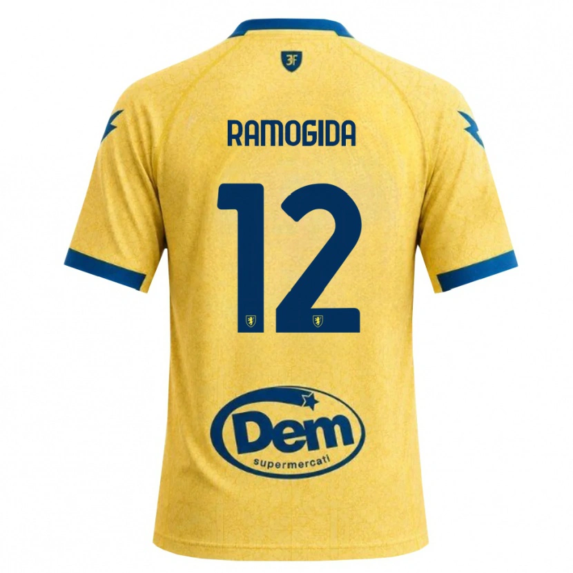 Danxen Criança Camisola Tommaso Ramogida #12 Caqui Preto Azul Principal 2026/27 Camisa