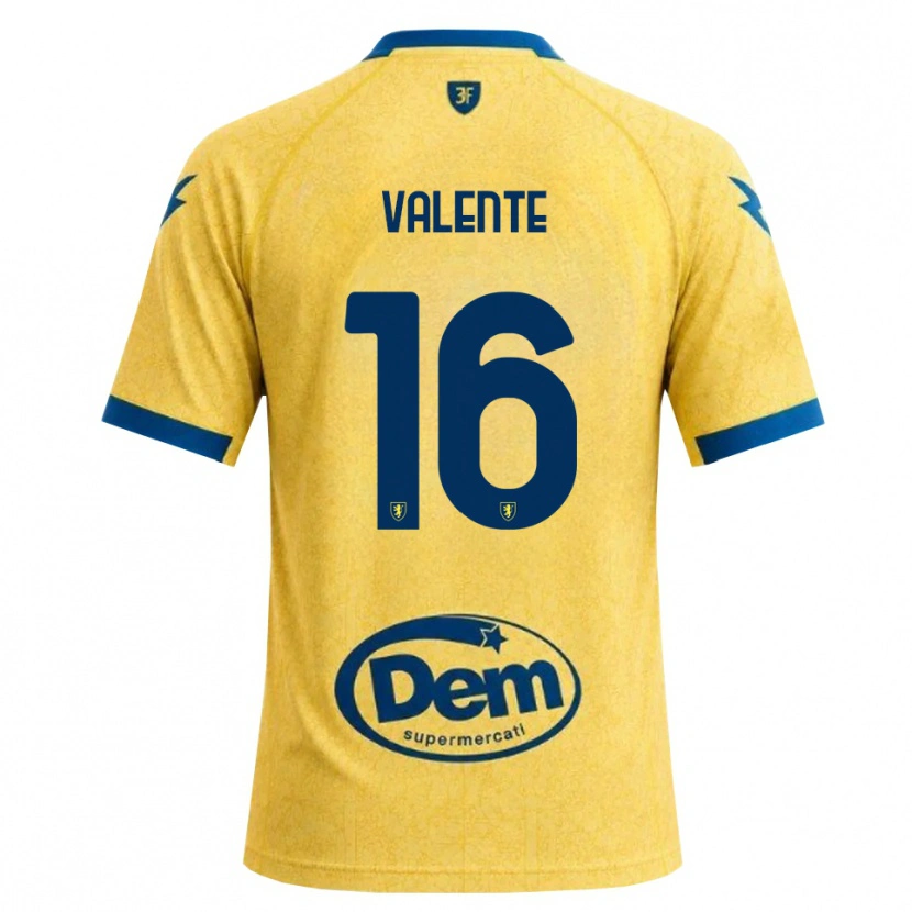 Danxen Criança Camisola Gabriele Valente #16 Caqui Preto Azul Principal 2026/27 Camisa