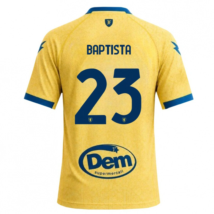 Danxen Criança Camisola Viktor Baptista #23 Caqui Preto Azul Principal 2026/27 Camisa