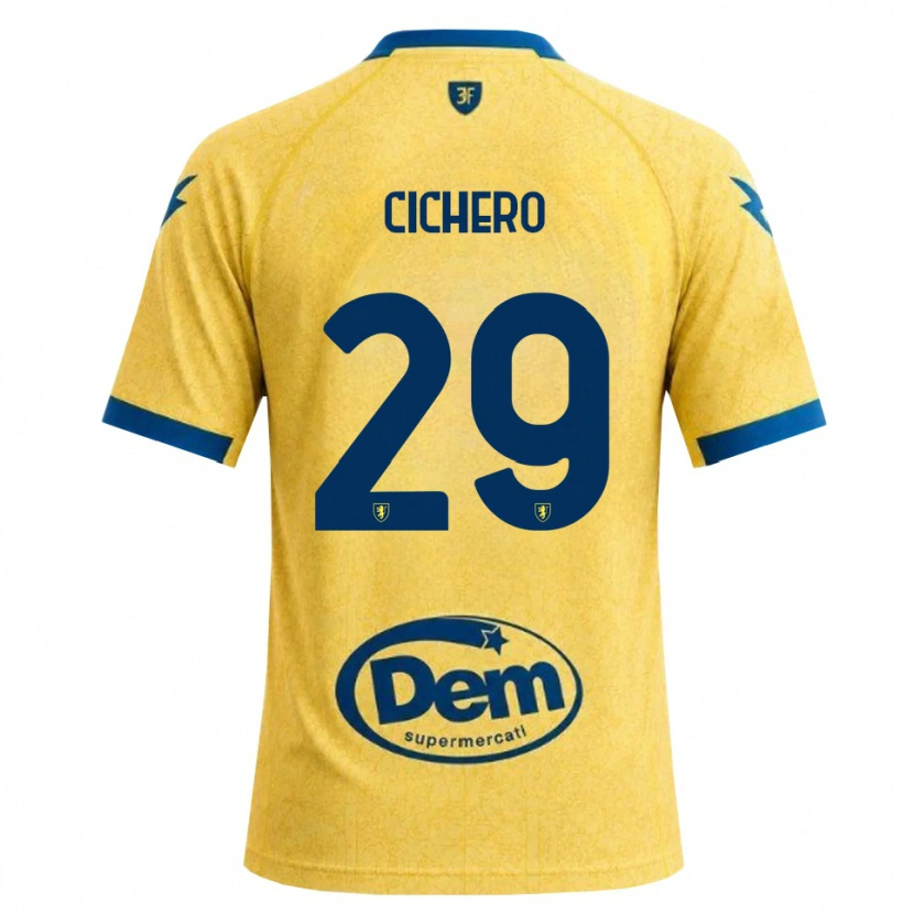 Danxen Criança Camisola Alejandro Cichero #29 Caqui Preto Azul Principal 2026/27 Camisa