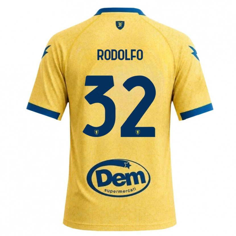 Danxen Criança Camisola Luca Rodolfo #32 Caqui Preto Azul Principal 2026/27 Camisa