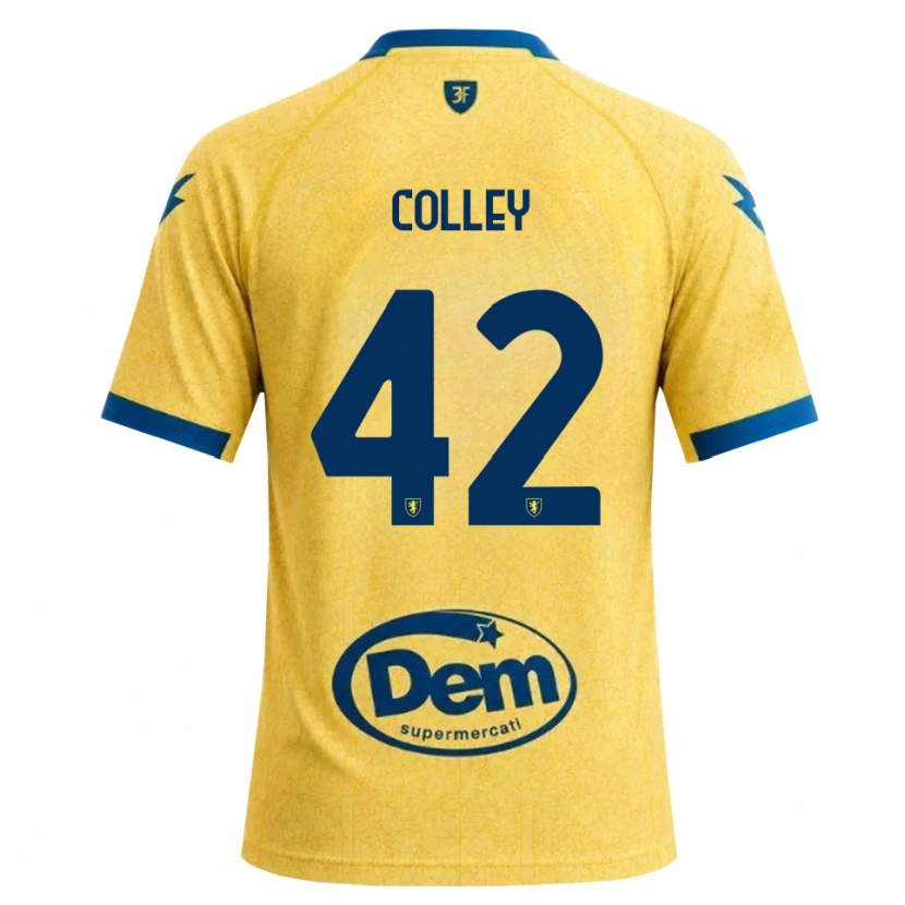 Danxen Criança Camisola Muhammed Colley #42 Caqui Preto Azul Principal 2026/27 Camisa
