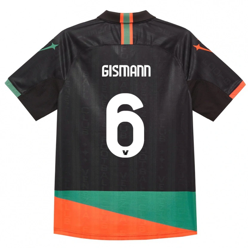 Danxen Criança Camisola Lynn Gismann #6 Preto Laranja Verde Principal 2026/27 Camisa