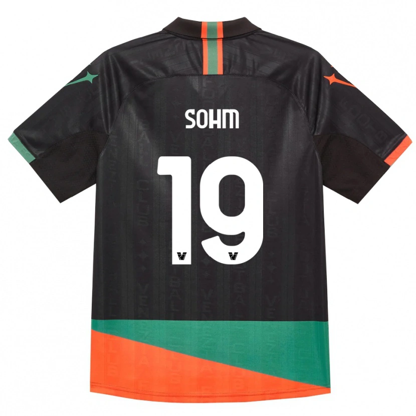 Danxen Criança Camisola Simon Sohm #19 Preto Laranja Verde Principal 2026/27 Camisa