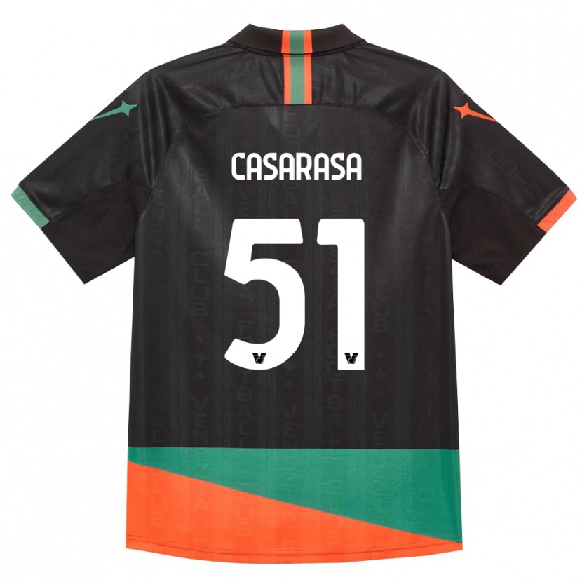 Danxen Criança Camisola Asia Casarasa #51 Preto Laranja Verde Principal 2026/27 Camisa