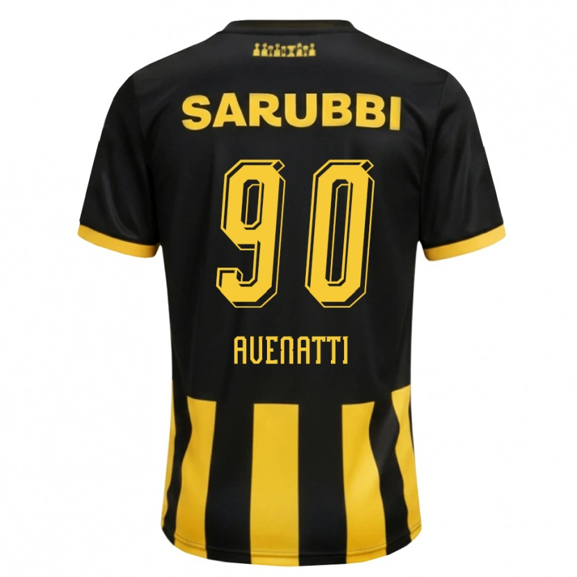 Danxen Criança Camisola Felipe Avenatti #90 Preto Amarelo Principal 2026/27 Camisa