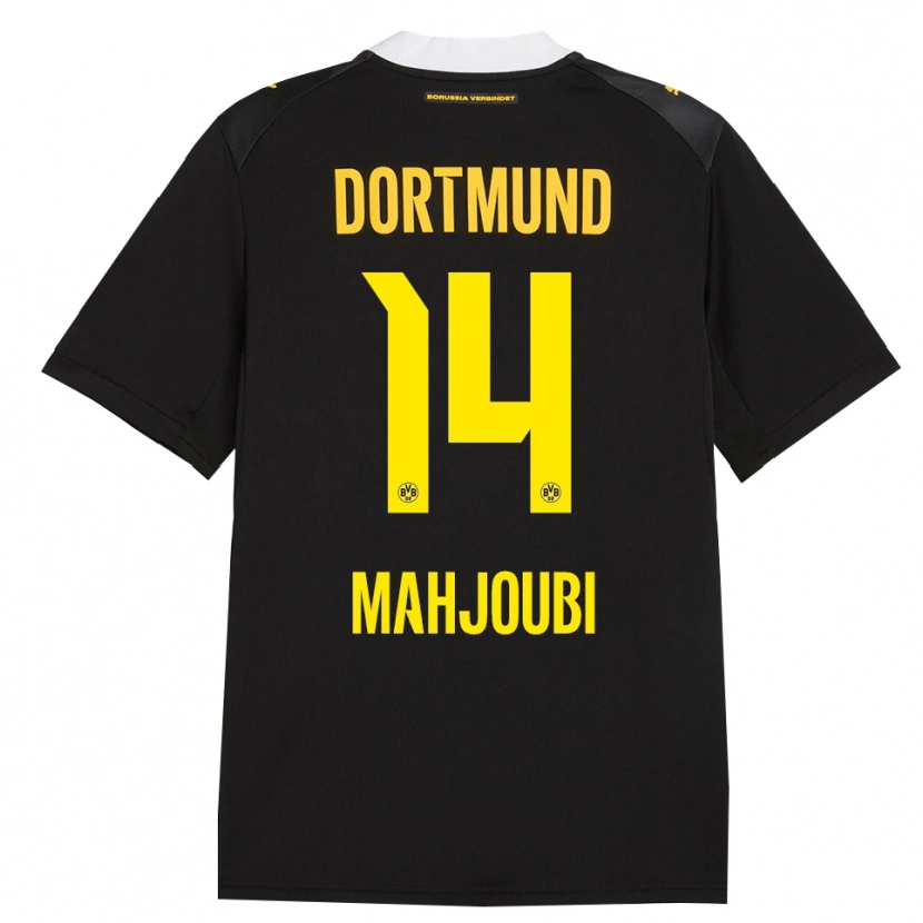 Danxen Criança Camisola Anas Mahjoubi #14 Preto Vermelho Amarelo Alternativa 2026/27 Camisa
