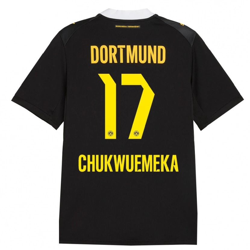 Danxen Criança Camisola Carney Chukwuemeka #17 Preto Vermelho Amarelo Alternativa 2026/27 Camisa
