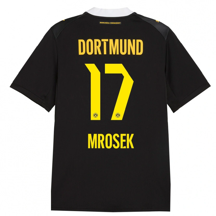 Danxen Criança Camisola Noah Mrosek #17 Preto Vermelho Amarelo Alternativa 2026/27 Camisa