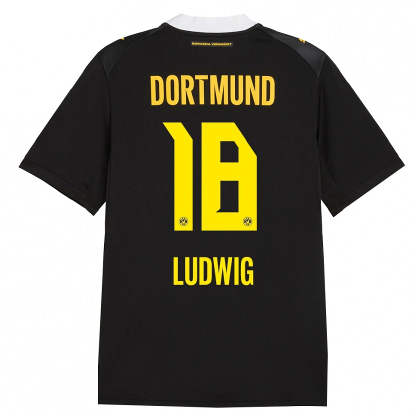 Danxen Criança Camisola Michel Ludwig #18 Preto Vermelho Amarelo Alternativa 2026/27 Camisa