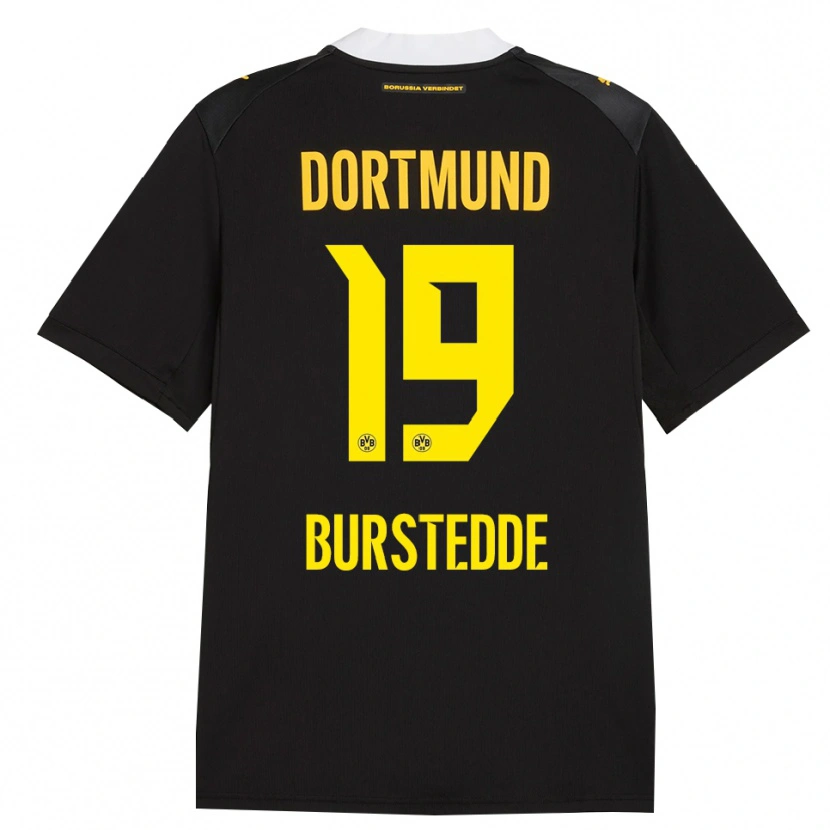 Danxen Criança Camisola Joshua Burstedde #19 Preto Vermelho Amarelo Alternativa 2026/27 Camisa