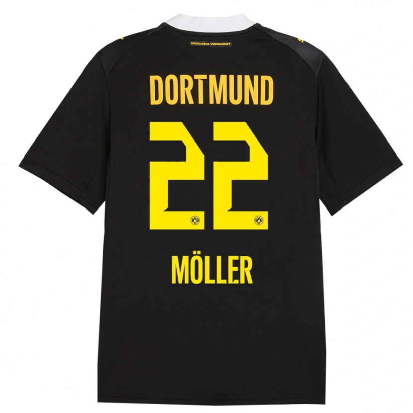 Danxen Criança Camisola Paul Möller #22 Preto Vermelho Amarelo Alternativa 2026/27 Camisa