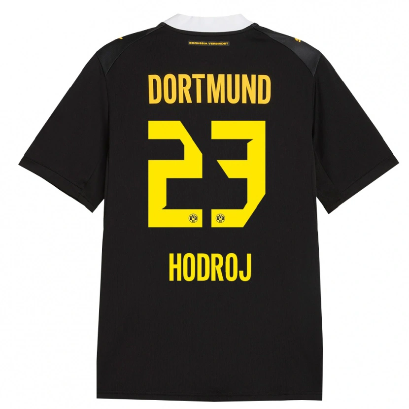Danxen Criança Camisola Malik Hodroj #23 Preto Vermelho Amarelo Alternativa 2026/27 Camisa