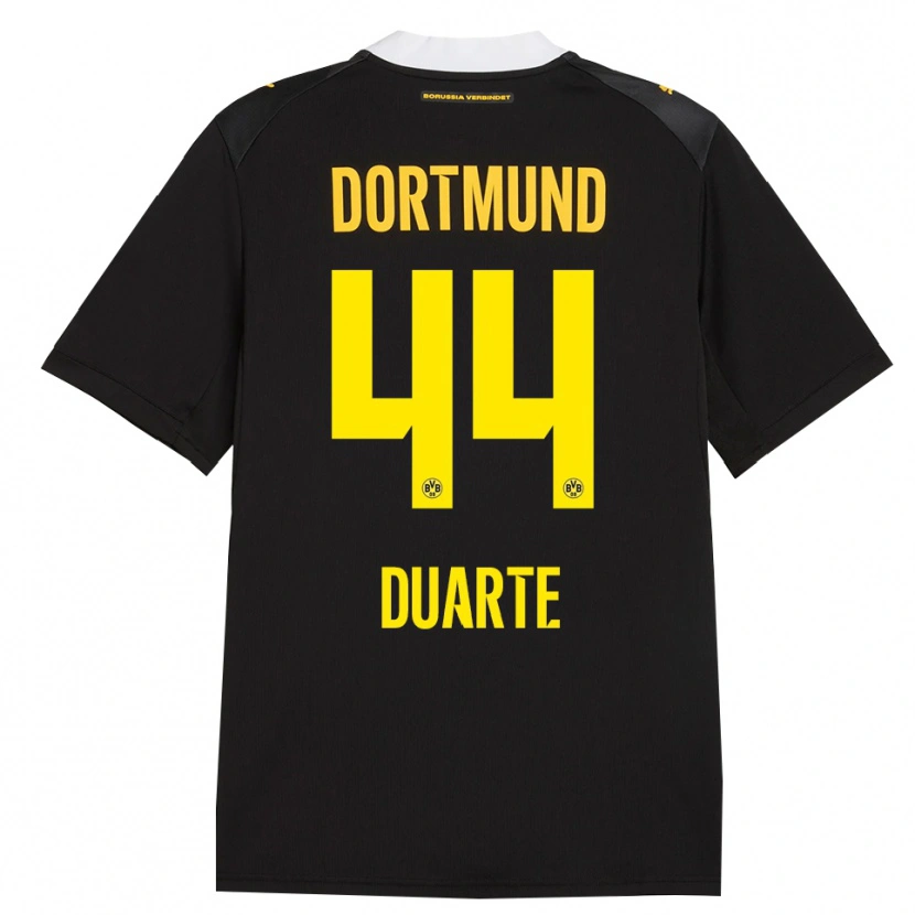 Danxen Criança Camisola Enzo Dos Santos #44 Preto Vermelho Amarelo Alternativa 2026/27 Camisa