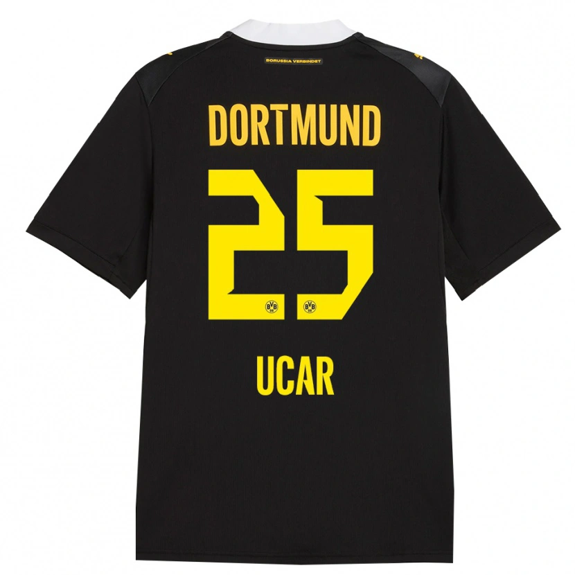Danxen Criança Camisola Leys Ucar #25 Preto Vermelho Amarelo Alternativa 2026/27 Camisa
