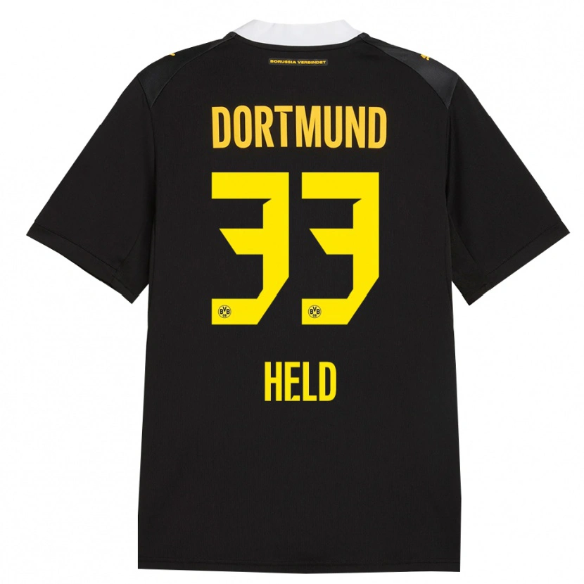 Danxen Criança Camisola Aaron Held #33 Preto Vermelho Amarelo Alternativa 2026/27 Camisa