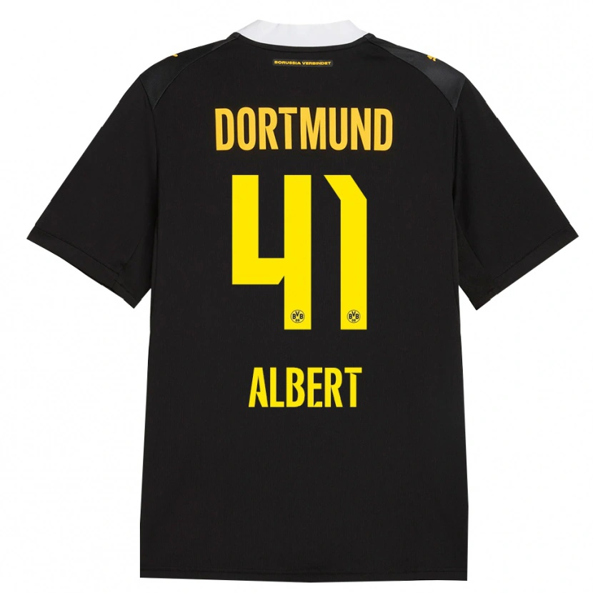 Danxen Criança Camisola Mathis Albert #41 Preto Vermelho Amarelo Alternativa 2026/27 Camisa