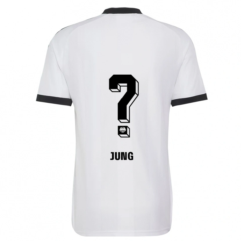 Danxen Criança Camisola Louis Jung #0 Branco Preto Alternativa 2026/27 Camisa